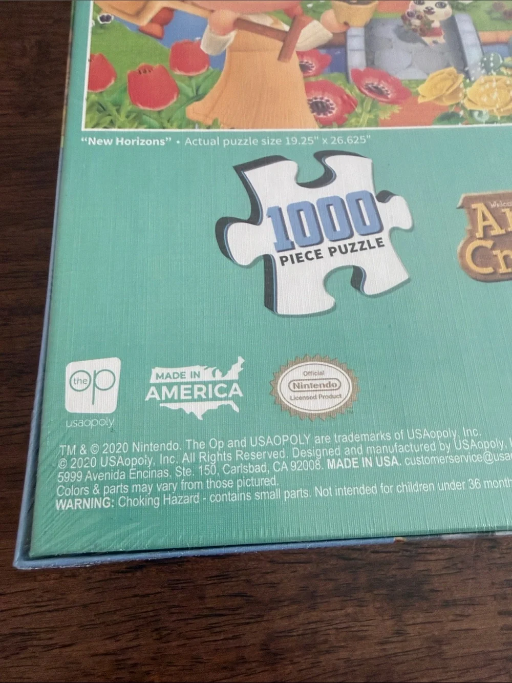 Animal Crossing New Horizons 1000 piece puzzle